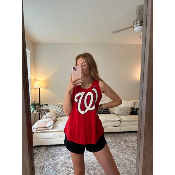 Washington Nationals Women's Tank Top-Xlarge - Picture 1 of 4
